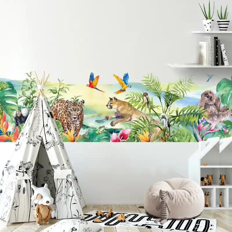 Fascia Animali dell‘amazzonia - 120x30 cm Dagaanbieding