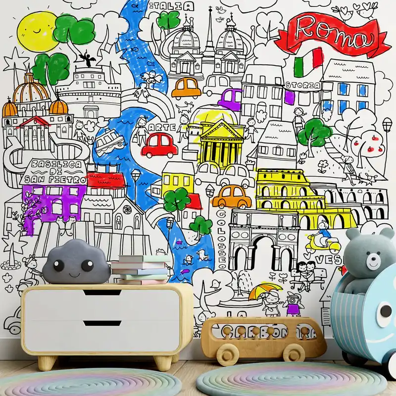 Actieprijs Poster XL da colorare Roma