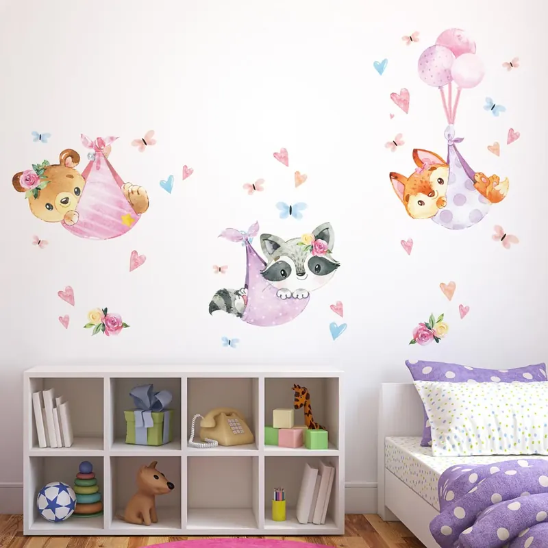 Animaletti dolci in volo - 120x30 cm Laatste Versie