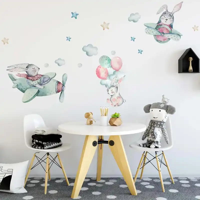 Premium Animaletti volanti - 100x30 cm