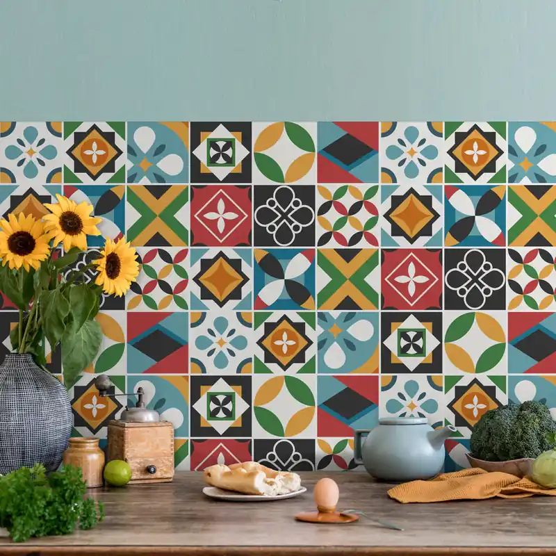 Exclusieve Aanbieding Brasilia Adesivi per piastrelle - 24 piastrelle 10x10 cm
