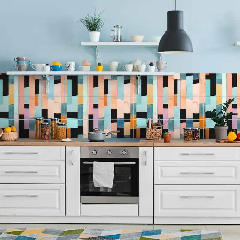 Speciale Aanbieding Tessere Adesivi per piastrelle - 72 piastrelle 10x10 cm