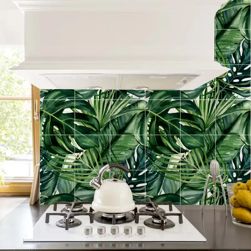 Tropicale Adesivi per piastrelle - 72 piastrelle 10x10 cm Speciale Aanbieding