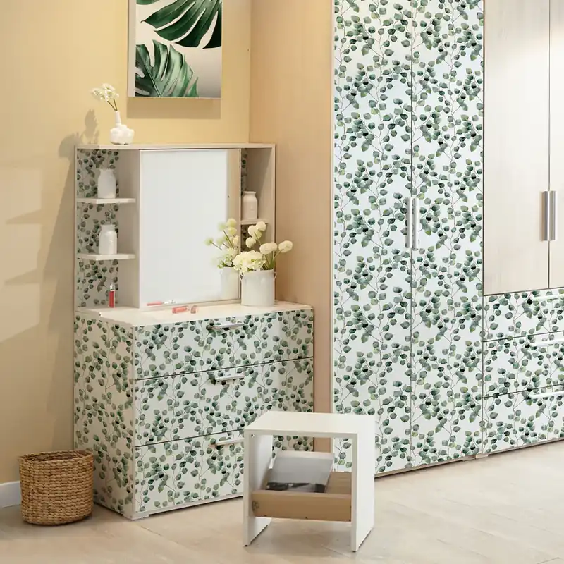 Seizoensaanbieding Pellicola adesiva Eucalyptus - 40x200 cm