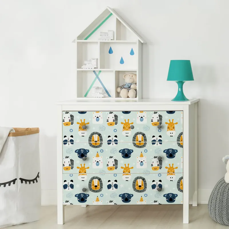 Pellicola adesiva Animaletti della giungla - 40x200 cm Lage Kosten