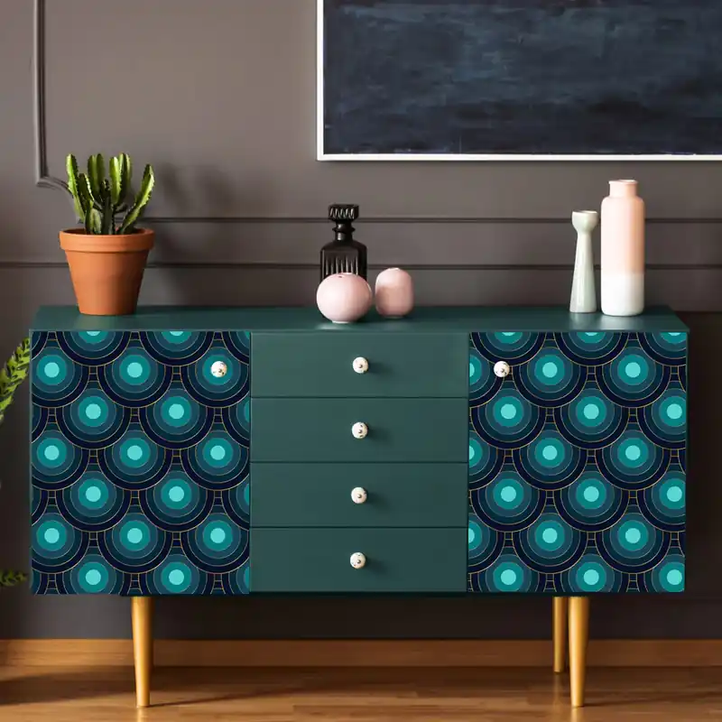 Bestseller Pellicola adesiva Decò green elegance - 40x200 cm