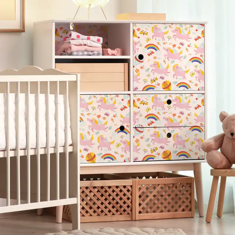 Pellicola adesiva dolci unicorni - 40x200 cm Lage Kosten