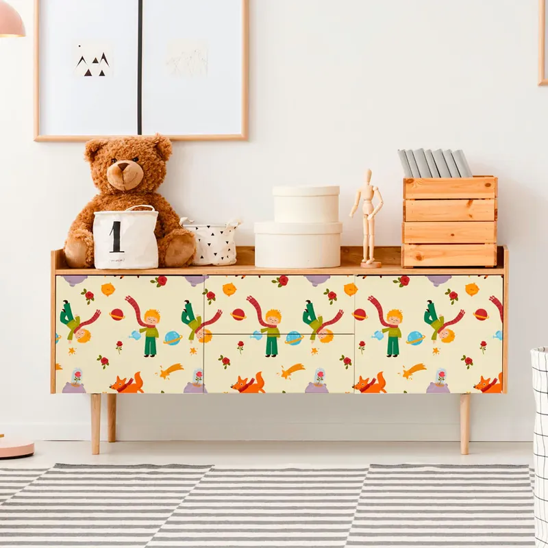 Pellicola adesiva Piccolo principe con i fiori - 40x200 cm Alleen Vandaag
