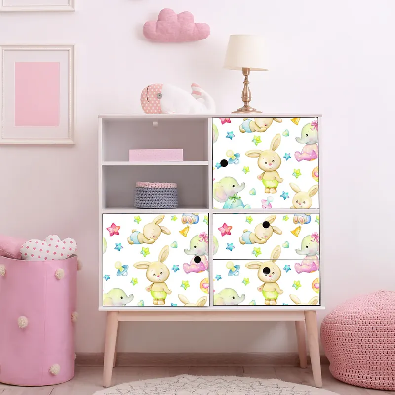 Pellicola adesiva dolci animaletti - 40x200 cm Beperkt Aanbod