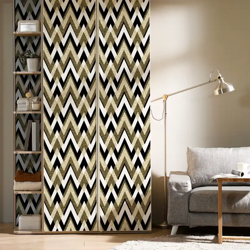 Pellicola adesiva Zig-zag Deluxe - 40x200 cm Bestel Nu