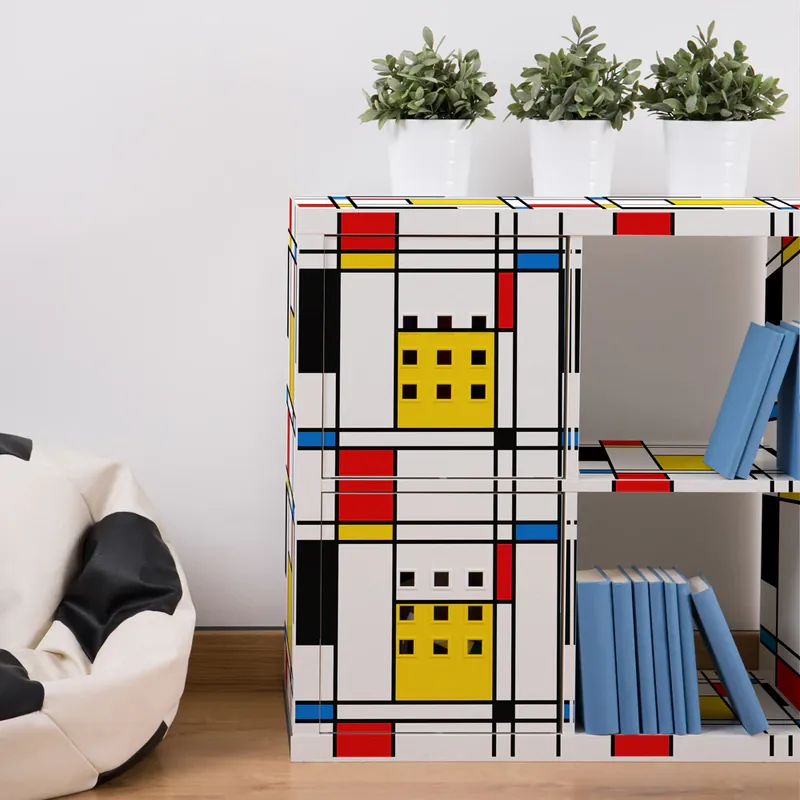 Veilige Betaling Pellicola adesiva Mondrian - 40x200 cm