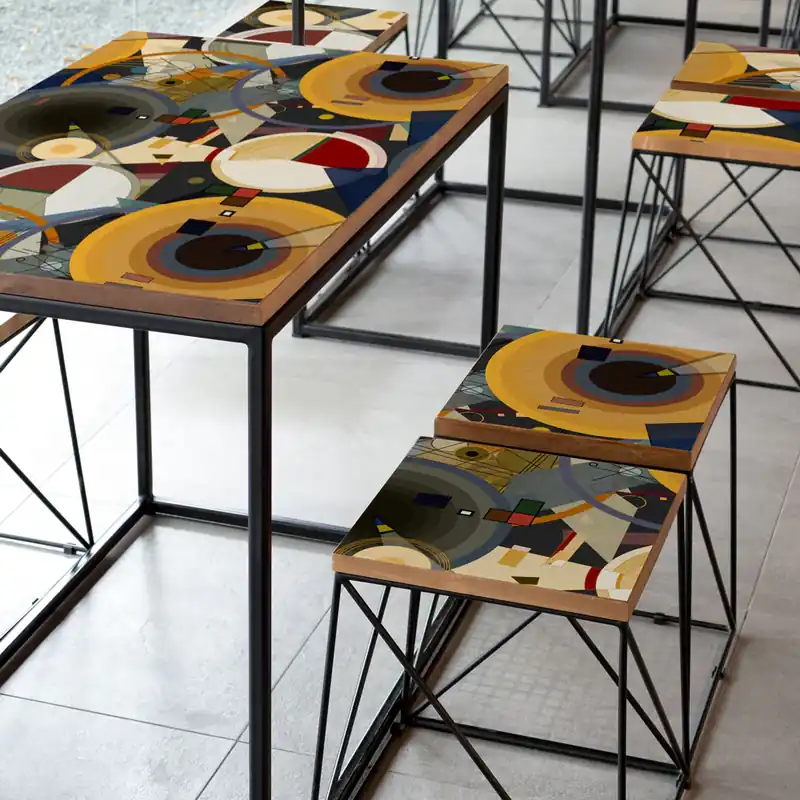 Rechtstreeks Van De Fabrikant Pellicola adesiva Kandinsky 2 - 40x200 cm