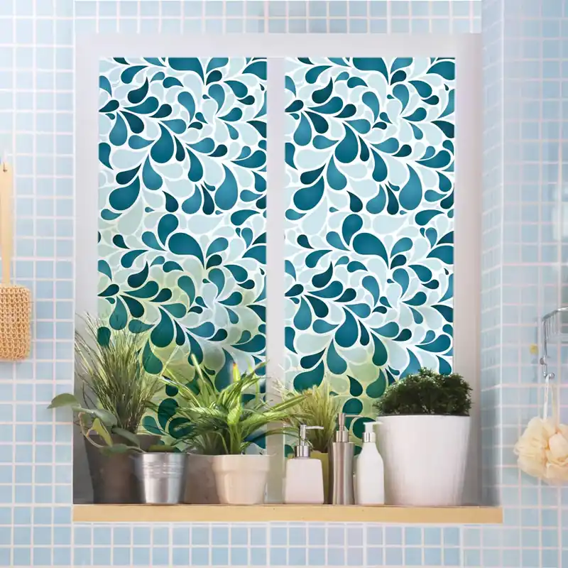 Pellicola adesiva per vetro Crazy drops - 60x100 cm Hete Deal