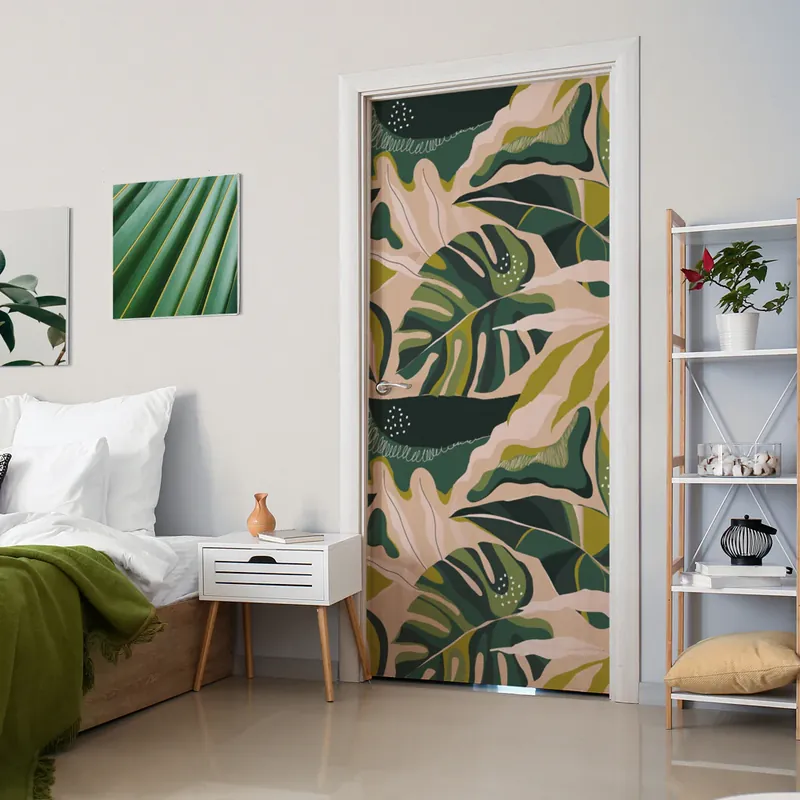 Shop Nu Pellicola adesiva Giungla moderna - 40x200 cm