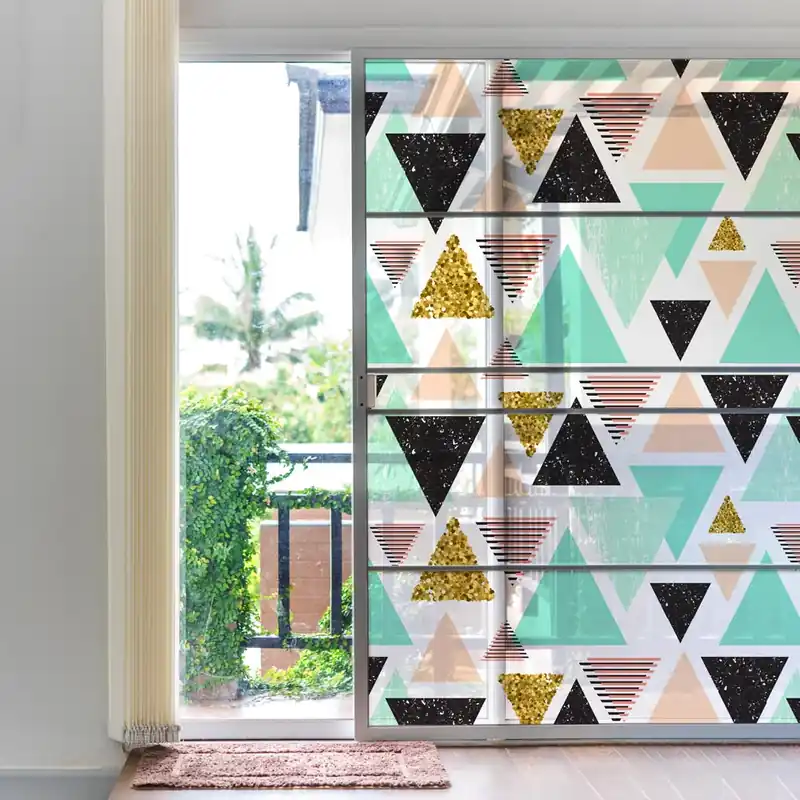 Bestel Nu Pellicola adesiva per vetro Geometrie - 60x100 cm