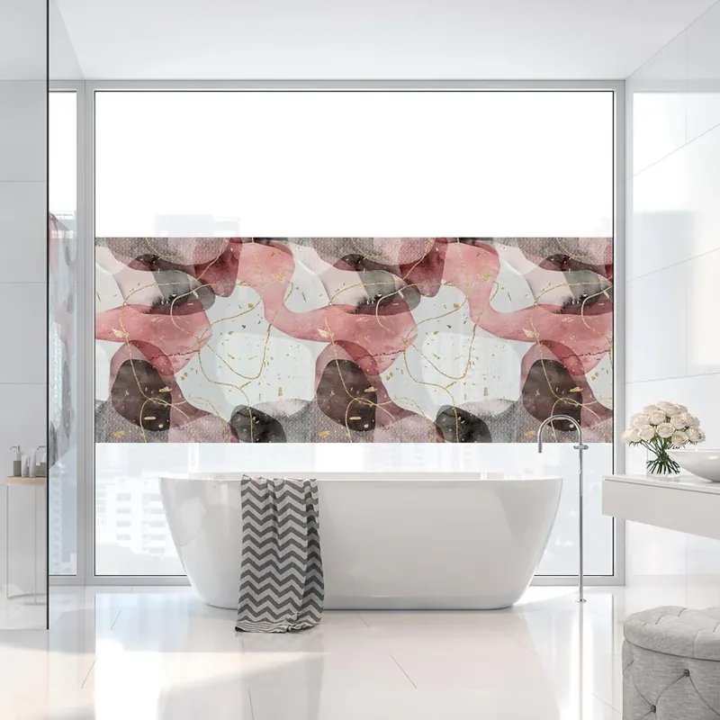Favoriet Pellicola adesiva per vetro Minimal astratto - 60x100 cm