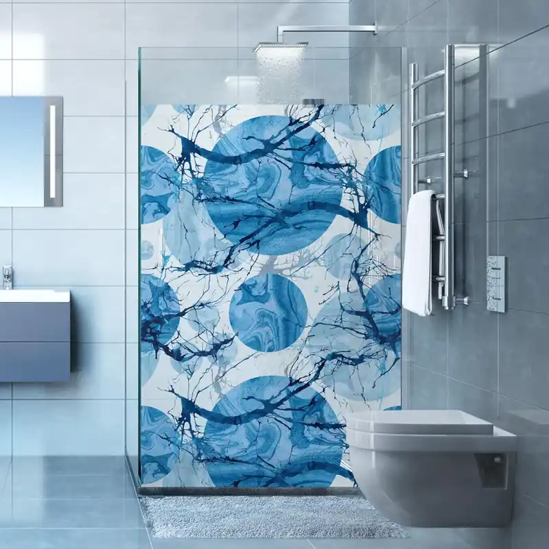 Flitsaanbieding Pellicola adesiva per vetro Fantasia giapponese - 60x100 cm