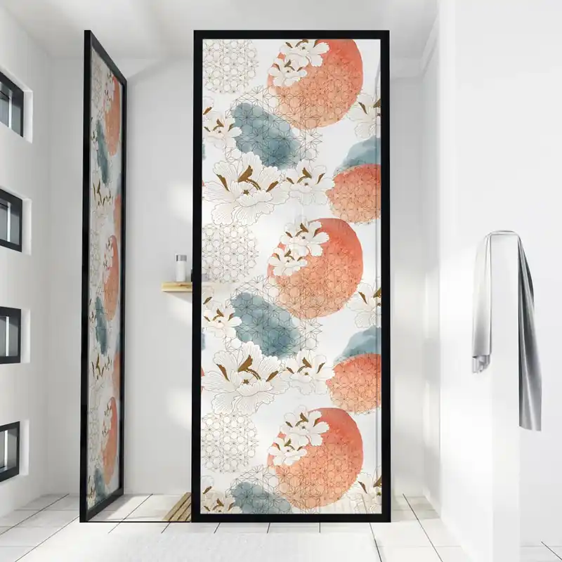 Fabrieksprijs Pellicola adesiva per vetro Sakura - 60x100 cm