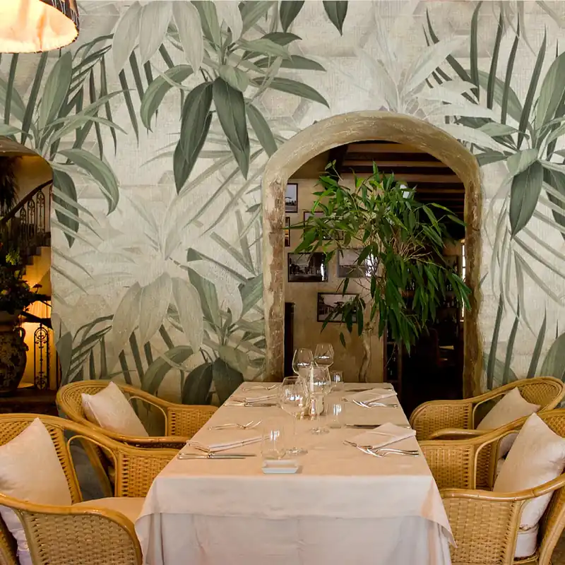 Carta da parati Leaves - TNT Effetto Muro / 100x300 cm Laatste Versie