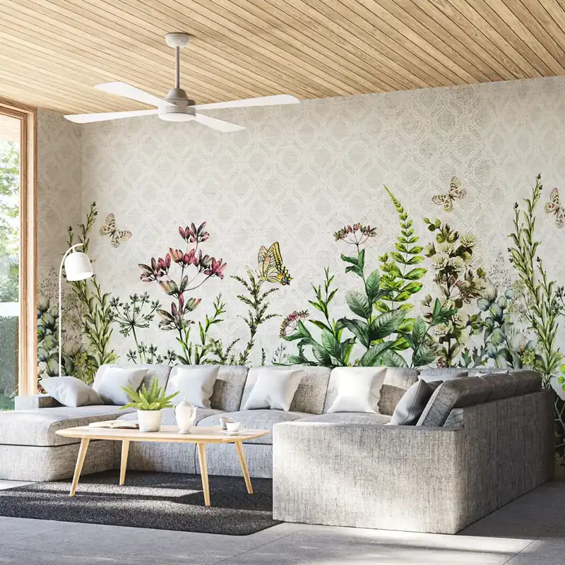 Carta da parati Giardino dell‘eden - TNT Effetto Muro / 100x300 cm Nieuw