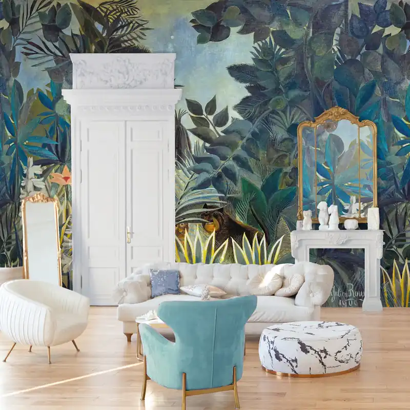 Carta da parati The Equator jungle - TNT Effetto Muro / 100x300 cm Seizoensaanbieding