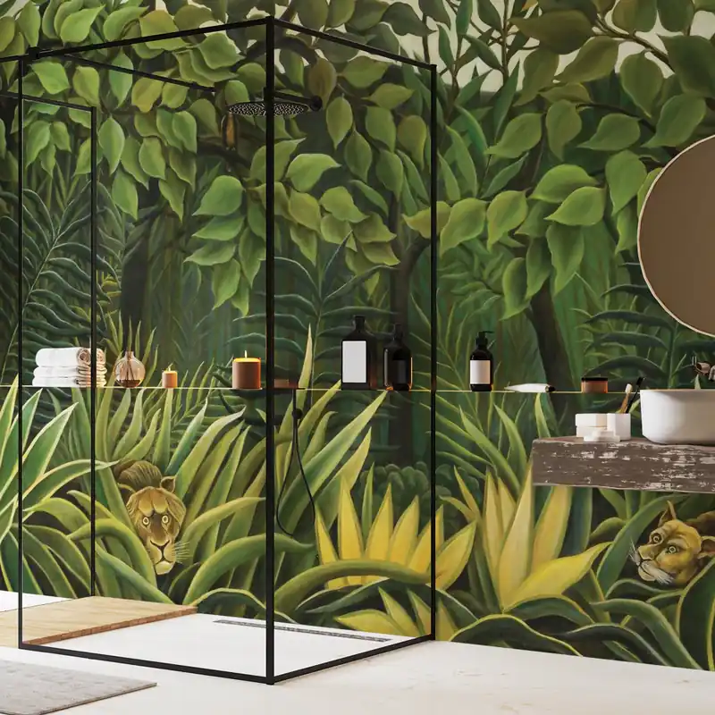 Carta da parati in Fibra di Vetro L‘arte di Rousseau - 100% Fibra di vetro / 95x300 cm Hete Deal