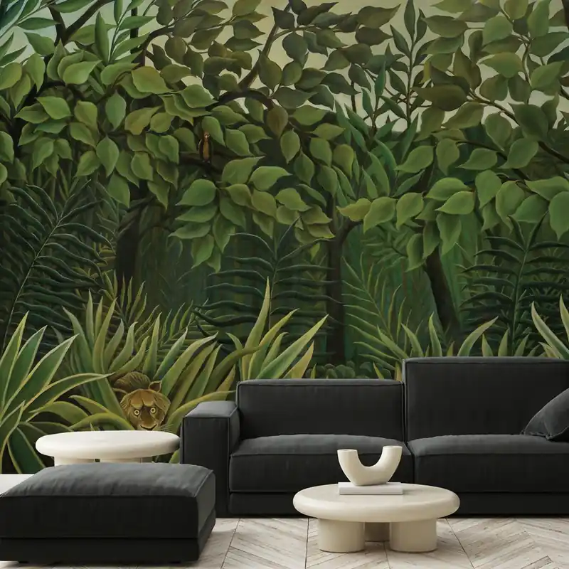 Carta da parati L‘arte di Rousseau - TNT Effetto Muro / 100x300 cm Shop Nu