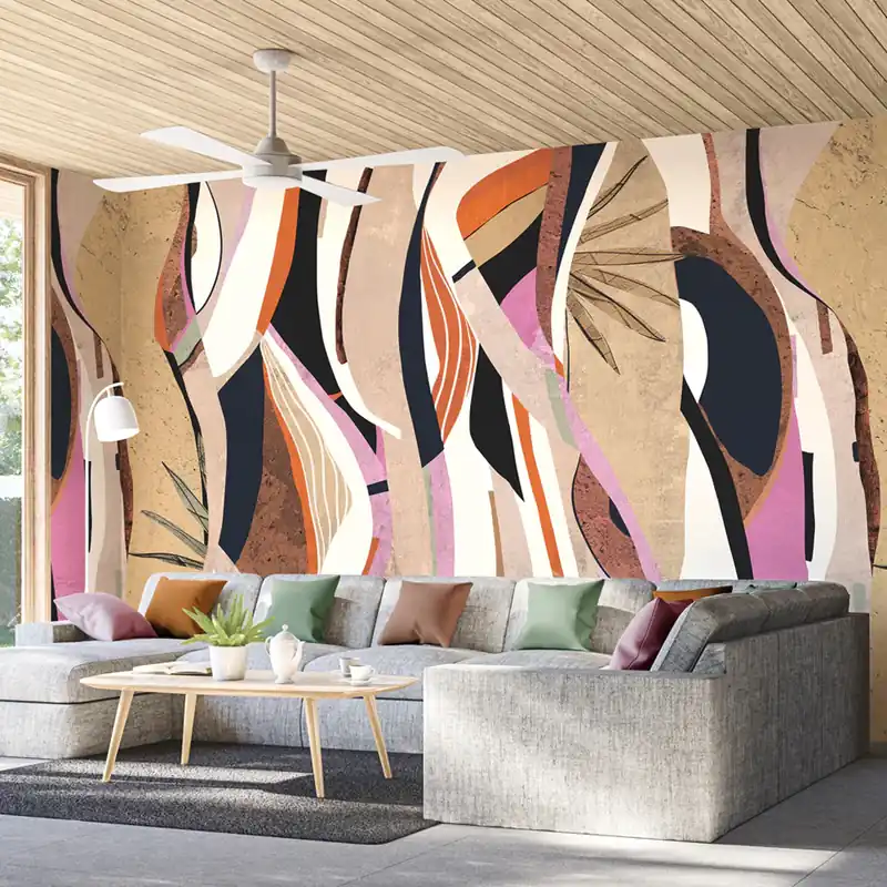 Rechtstreeks Van De Fabrikant Carta da parati Natura astratta - TNT Effetto Muro / 100x300 cm