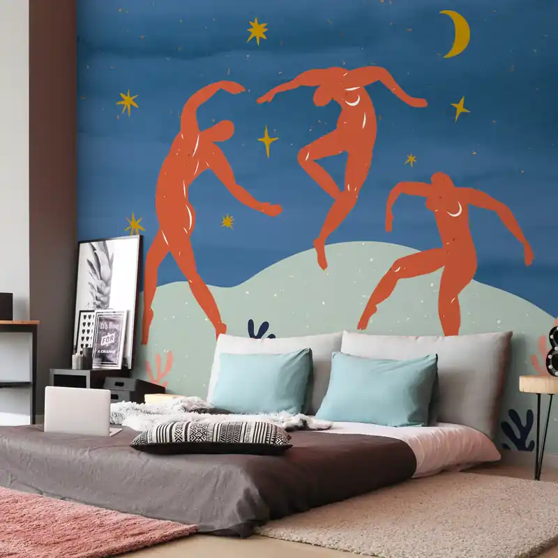 Carta da parati Matisse - TNT Effetto Muro / 300x300 cm Fabrieksprijs