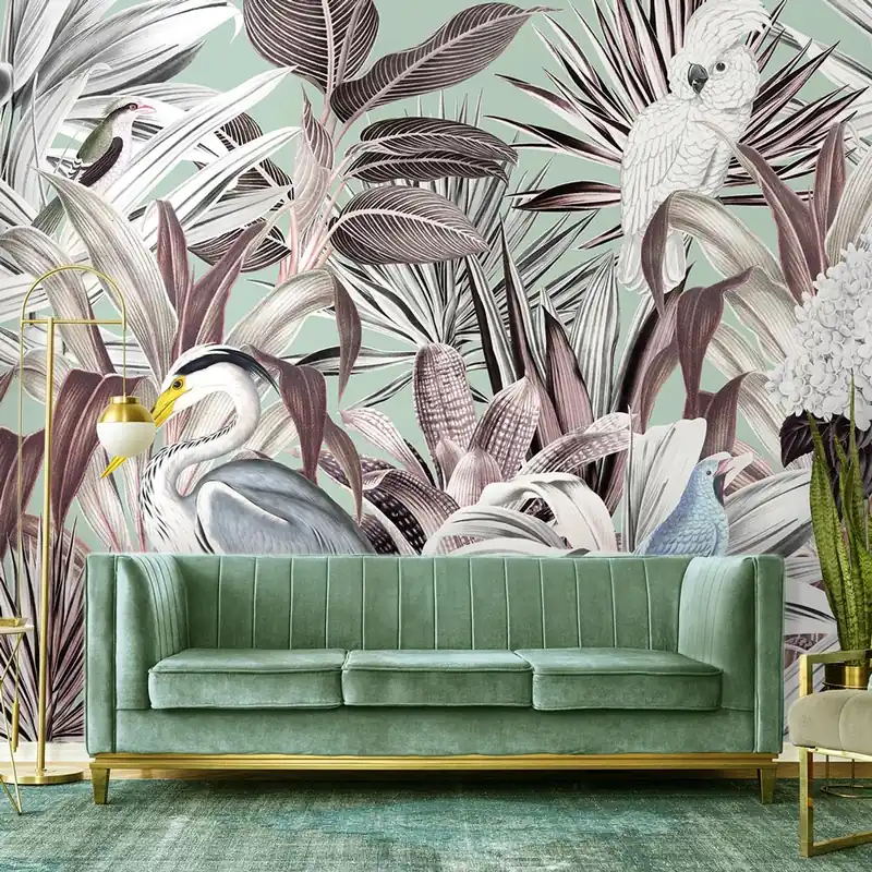 Carta da parati Cinera - Borgogna / TNT Effetto Muro / 100x300 cm Gereduceerde Prijs