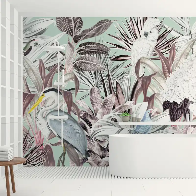 Dagaanbieding Carta da parati in Fibra di Vetro Cinera - Borgogna / 100% Fibra di vetro / 95x300 cm