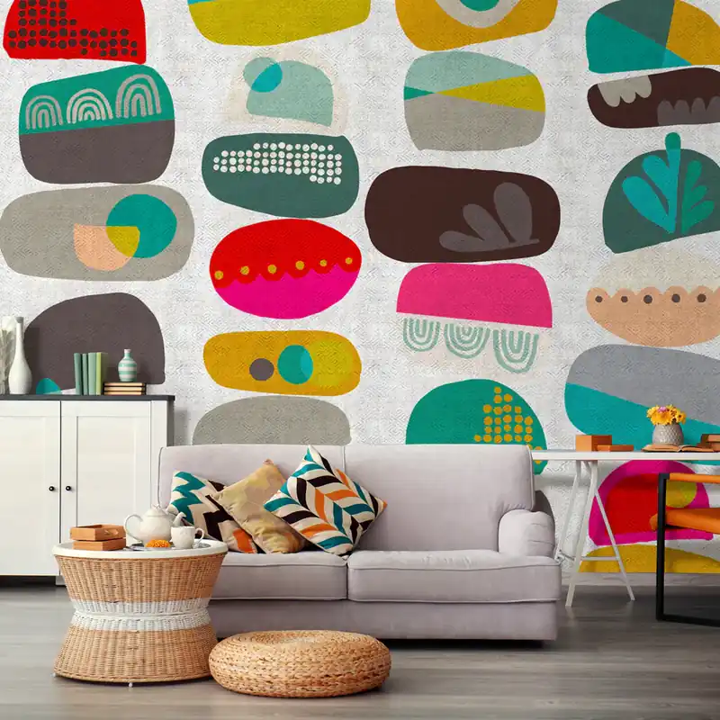 Carta da parati Balancing - TNT Effetto Muro / 100x300 cm Weekendaanbieding
