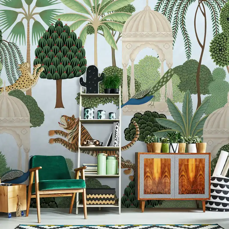 Carta da parati Giardino orientale - TNT Effetto Muro / 100x300 cm Lage Kosten