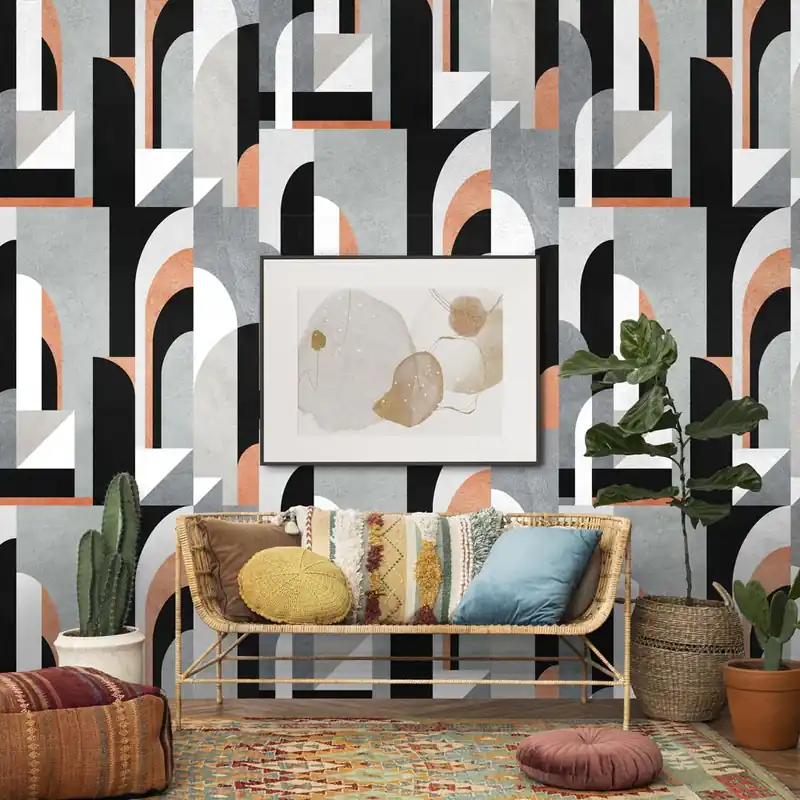 Archi déco Rotolo Carta da Parati - Finitura Liscia / 50x300 cm Veilige Betaling