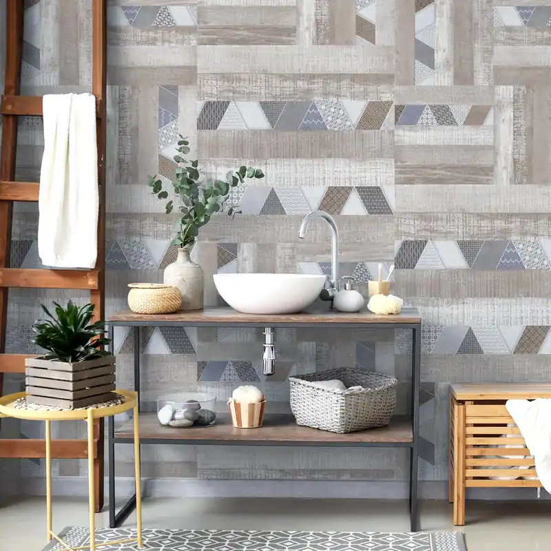 Must-Have Modern collage Rotolo Carta da Parati - Finitura Liscia / 50x700 cm