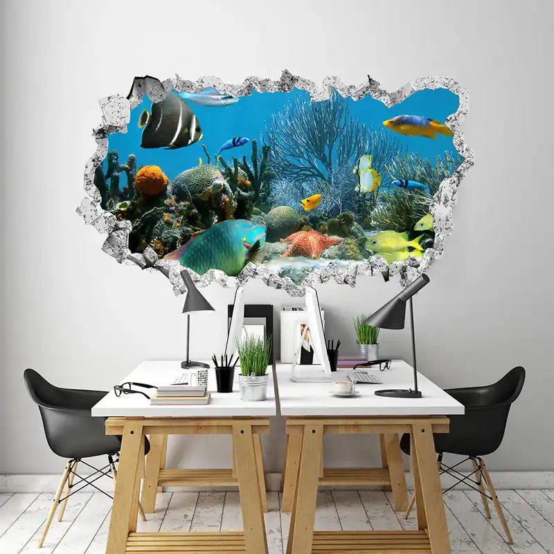 Acquario tropicale 3D Beperkte Voorraad
