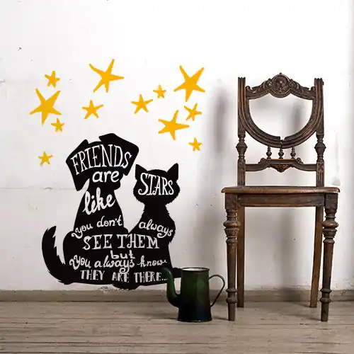 Friends are like stars Finale Uitverkoop