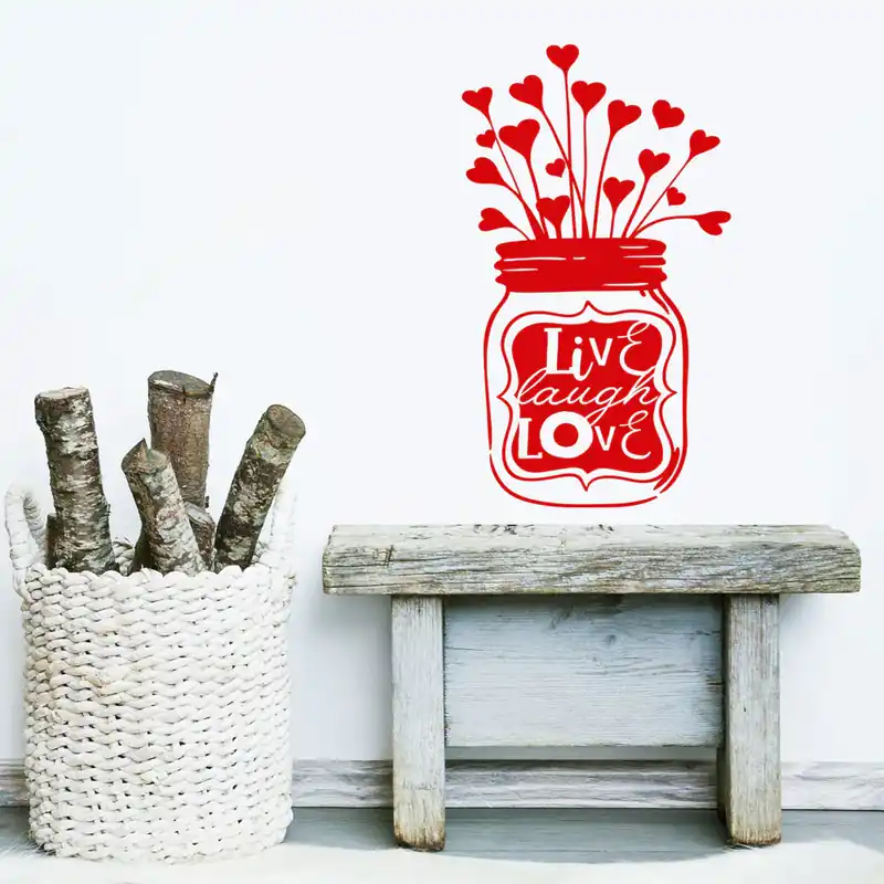 Barattolo live laugh love Direct Verzonden