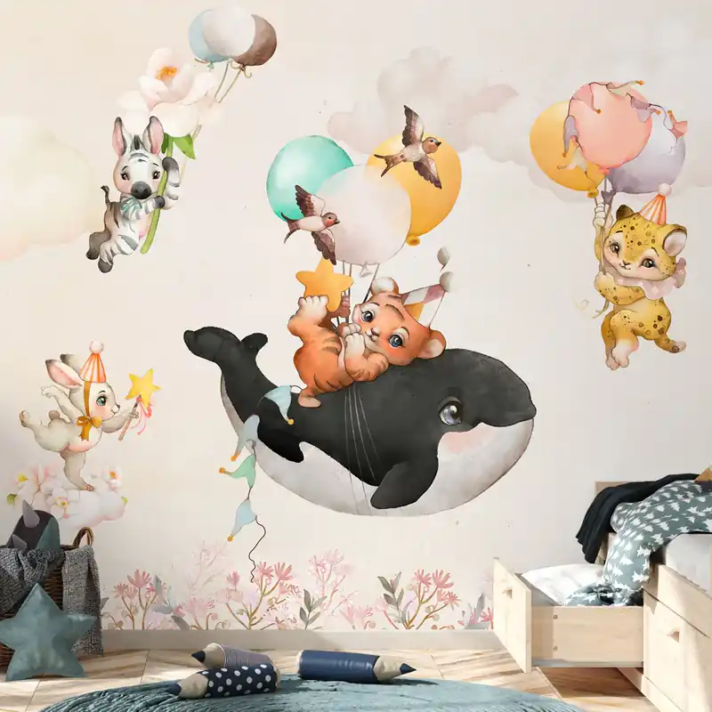 Direct Verzonden Carta da parati Primavera in volo - Carta da parati liscia / 100x300 cm