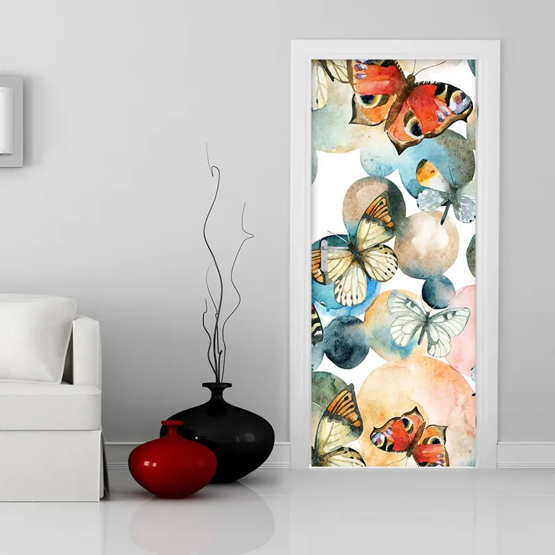 Porta Farfalle acquerello - 60 cm / 200 cm Finale Uitverkoop