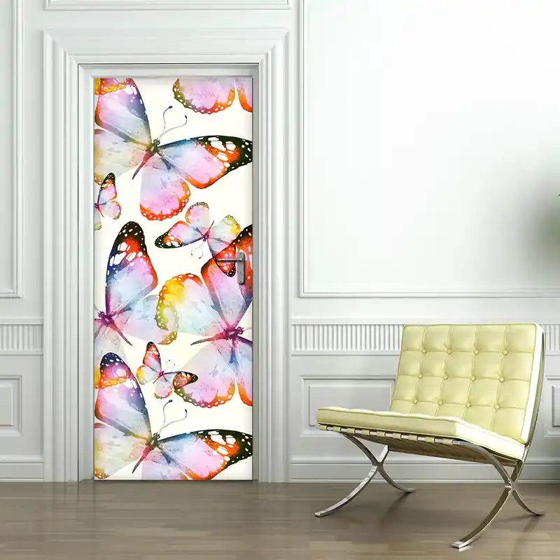 Porta Farfalle dipinte - 60 cm / 200 cm Laatste Kans