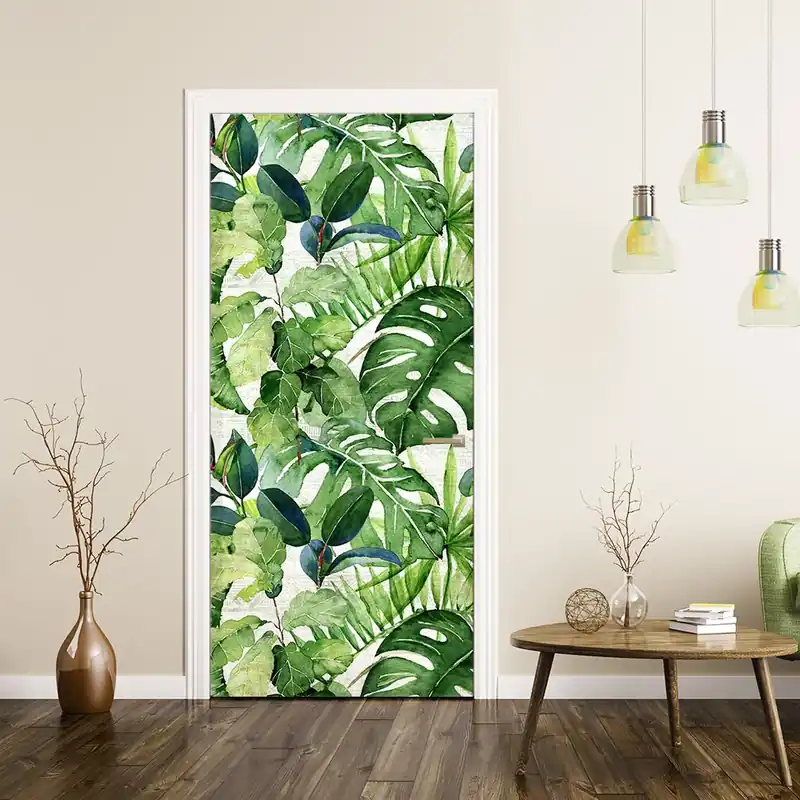 Porta Jungle leaves - 60 cm / 200 cm Beperkte Voorraad