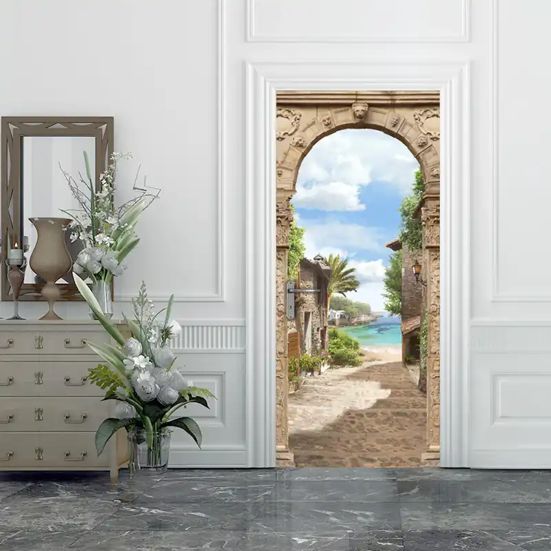 Porta scorcio sul mare - 60 cm / 200 cm Gecertificeerd