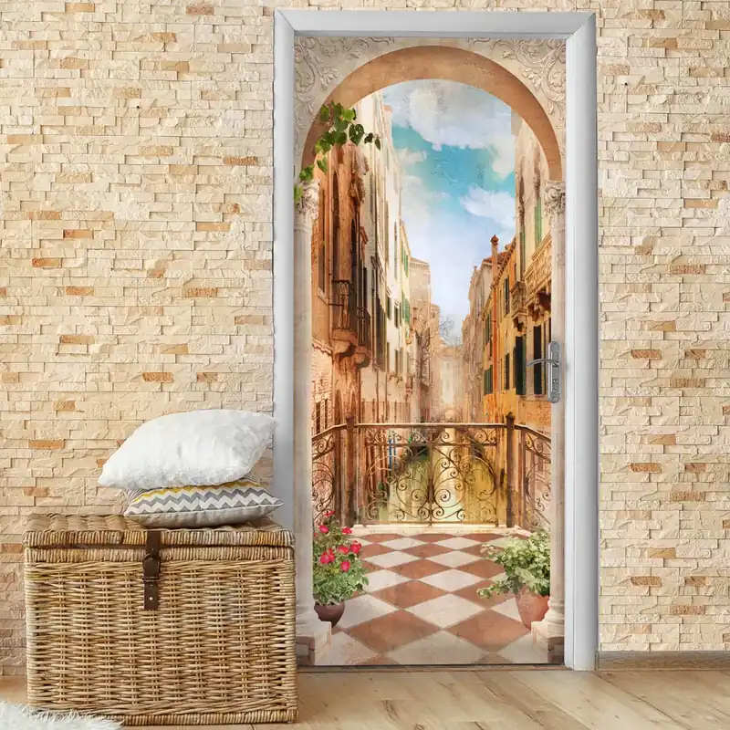 Betrouwbaar Porta Il balcone sul canal - 60 cm / 200 cm