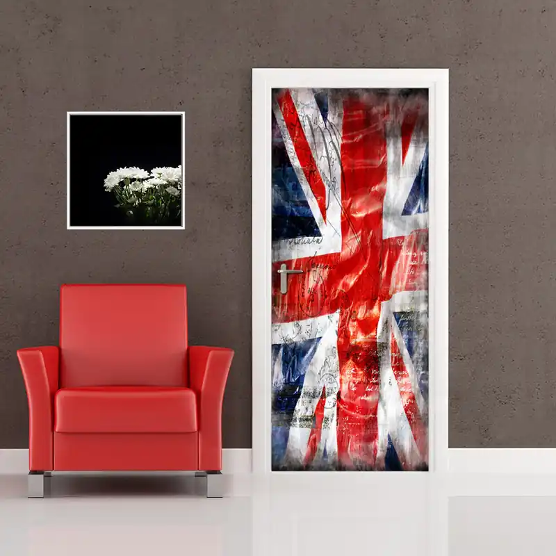 Porta Union Flag - 60 cm / 200 cm Weekendaanbieding