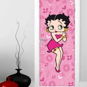 Porta Betty Boop Flowers - 60 cm / 200 cm Fabrieksprijs